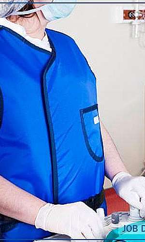 Avental de borracha plumblífera	 Avental de borracha plumblífera