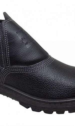 Botina de segurança com biqueira de pvc Botina de segurança com biqueira de pvc