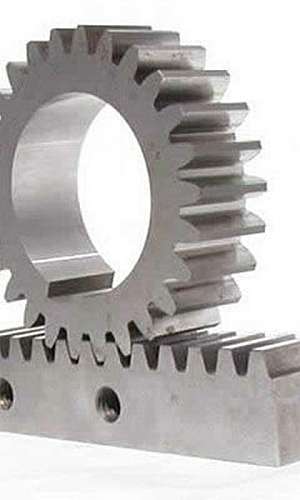 Engrenagem e cremalheira Engrenagem e cremalheira