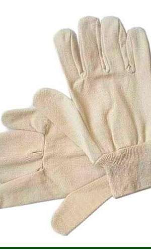Luva de lona com punho de malha Luva de lona com punho de malha