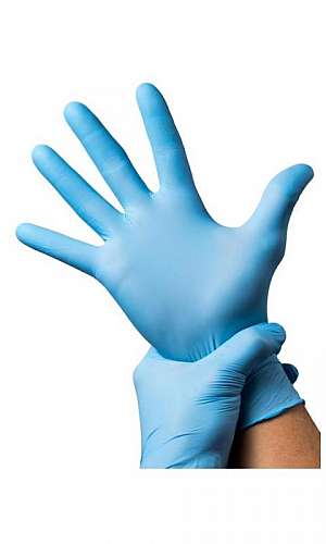 Luva de procedimento nitrílica Luva de procedimento nitrílica