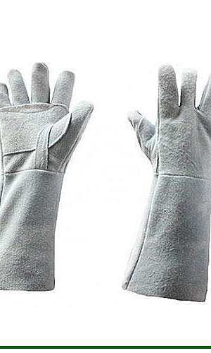 Luva de raspa cano longo Luva de raspa cano longo