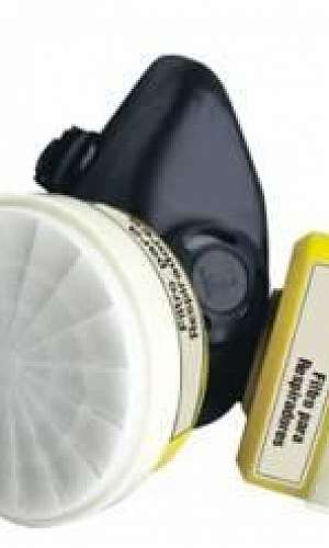 Máscara respiratória com filtro químico Máscara respiratória com filtro químico