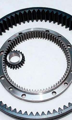 Pinhão e cremalheira de precisão Pinhão e cremalheira de precisão